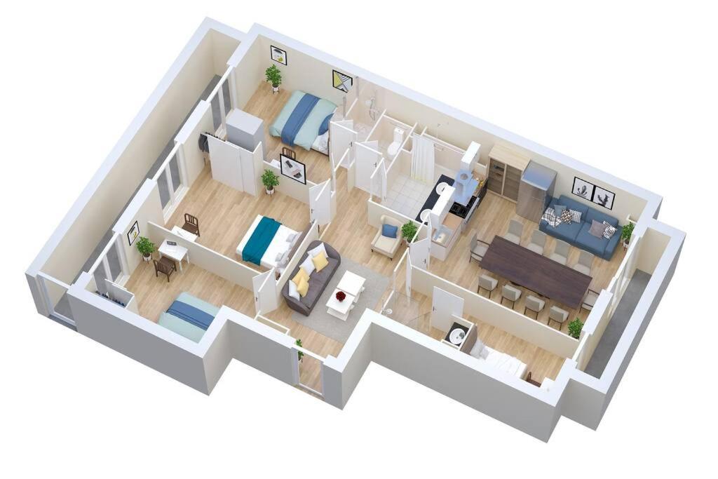 Climatise Gare Stcharles 4 Chambres Grand Balcon / Experience-Immo مارسيليا المظهر الخارجي الصورة