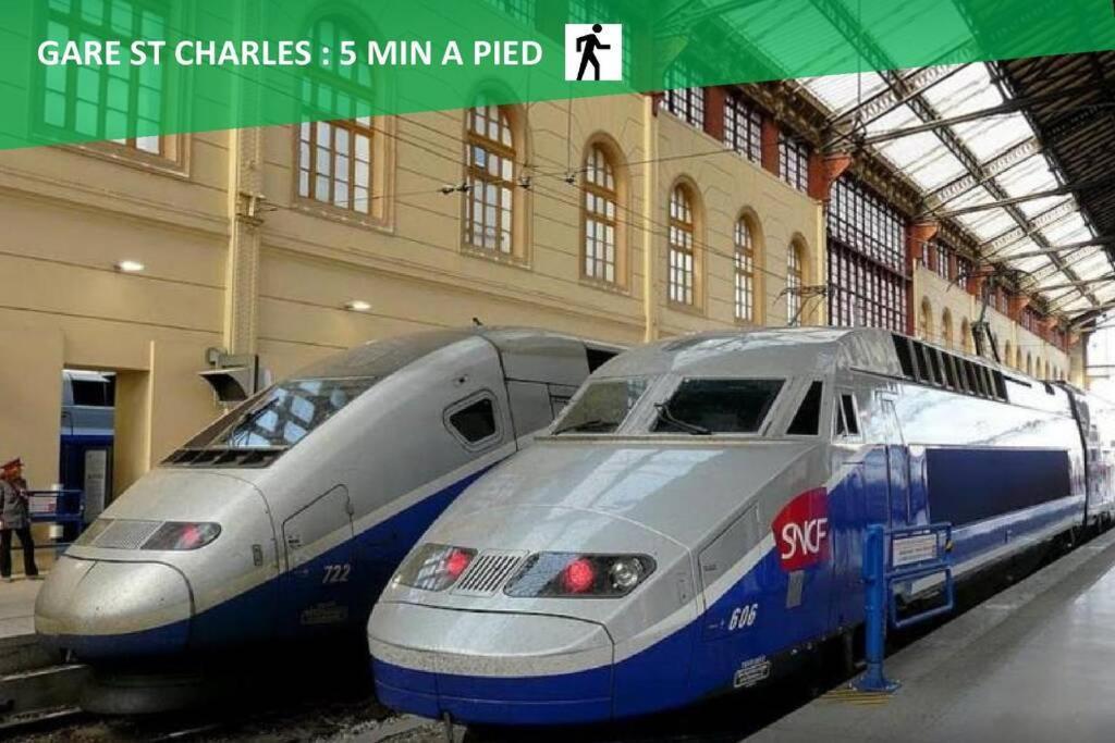 Climatise Gare Stcharles 4 Chambres Grand Balcon / Experience-Immo مارسيليا المظهر الخارجي الصورة