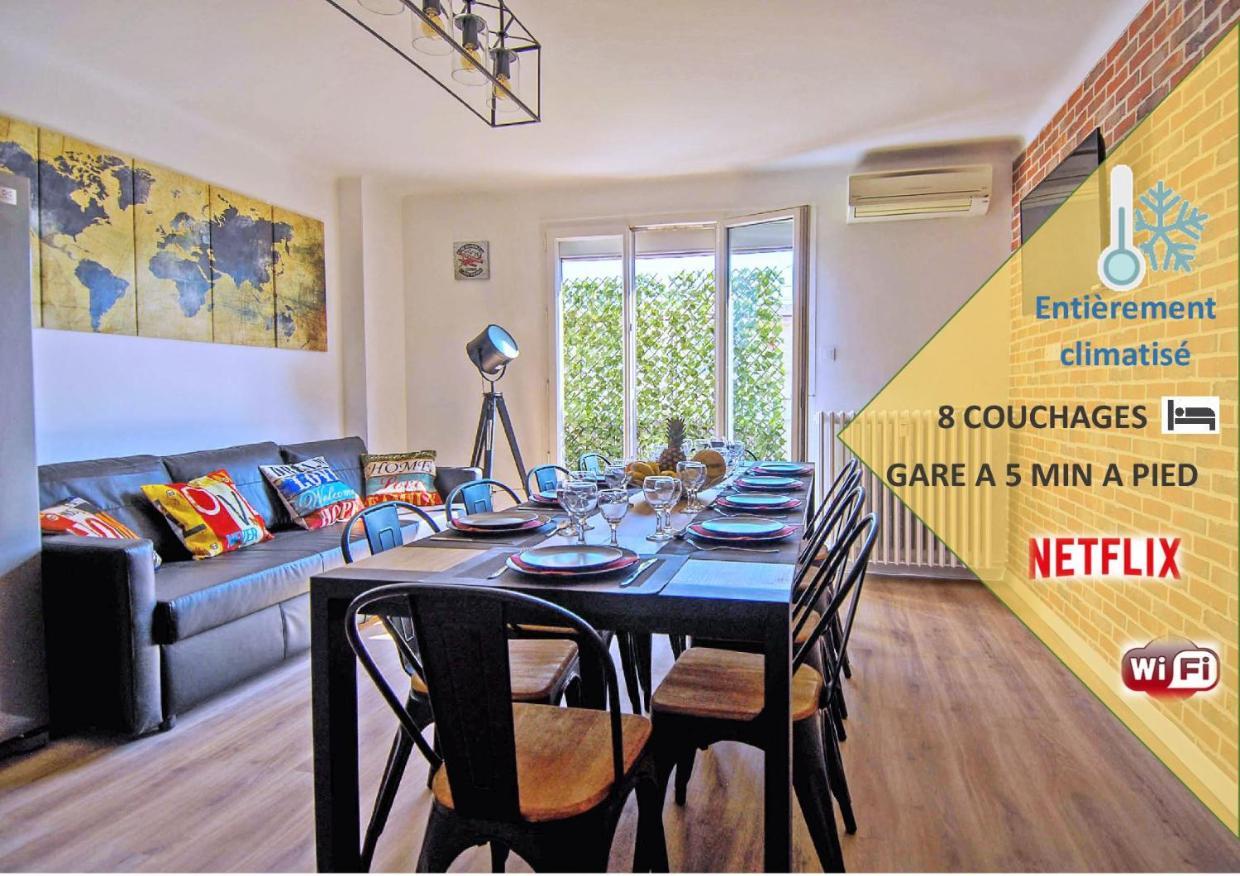 Climatise Gare Stcharles 4 Chambres Grand Balcon / Experience-Immo مارسيليا المظهر الخارجي الصورة